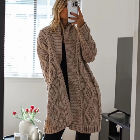 Zara Cable knit coat - Picture 11 of 11